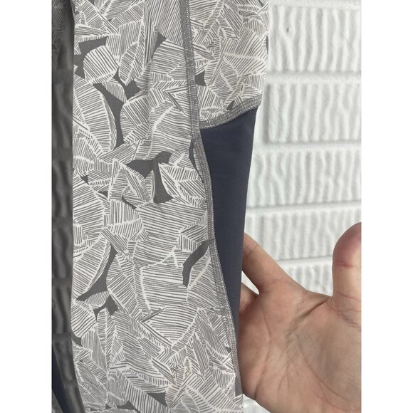 Athleta Leggings Size Small Palm All 7/8 Tight Gray - Picture 9 of 14